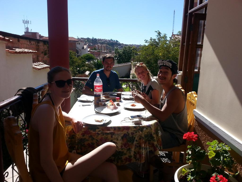 Villa Oropeza Hostel Сукре Екстер'єр фото